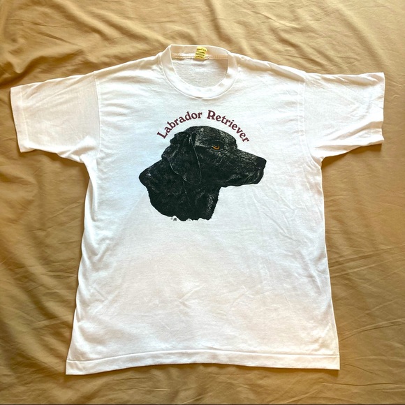 Screen Stars Tops - 90’s Black Lab Tee